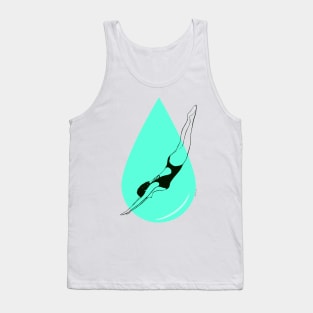 SURREAL SWIMMER Tank Top